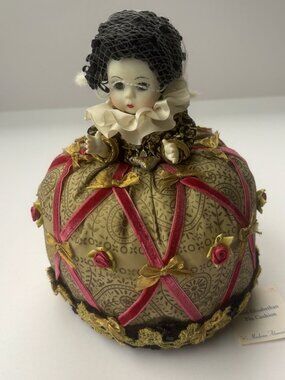 Vintage Madame Alexander Gold Elizabethan Pin Cushion Doll
